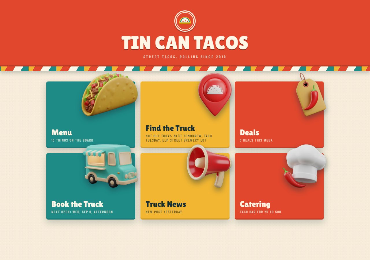 Tin Can Tacos food truck demo